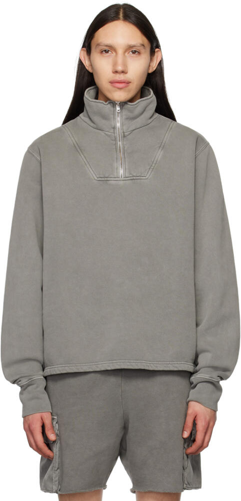 Les Tien Gray Yacht Sweater Cover