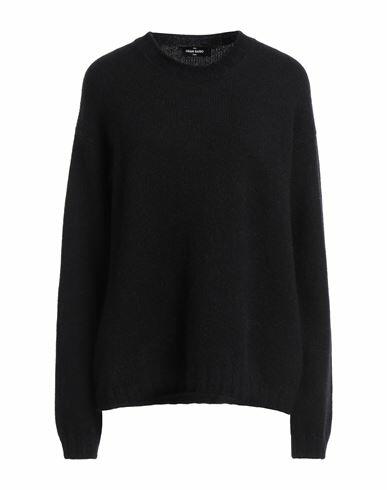 Gran Sasso Woman Sweater Black Cashmere, Alpaca wool, Polyamide, Virgin Wool Cover