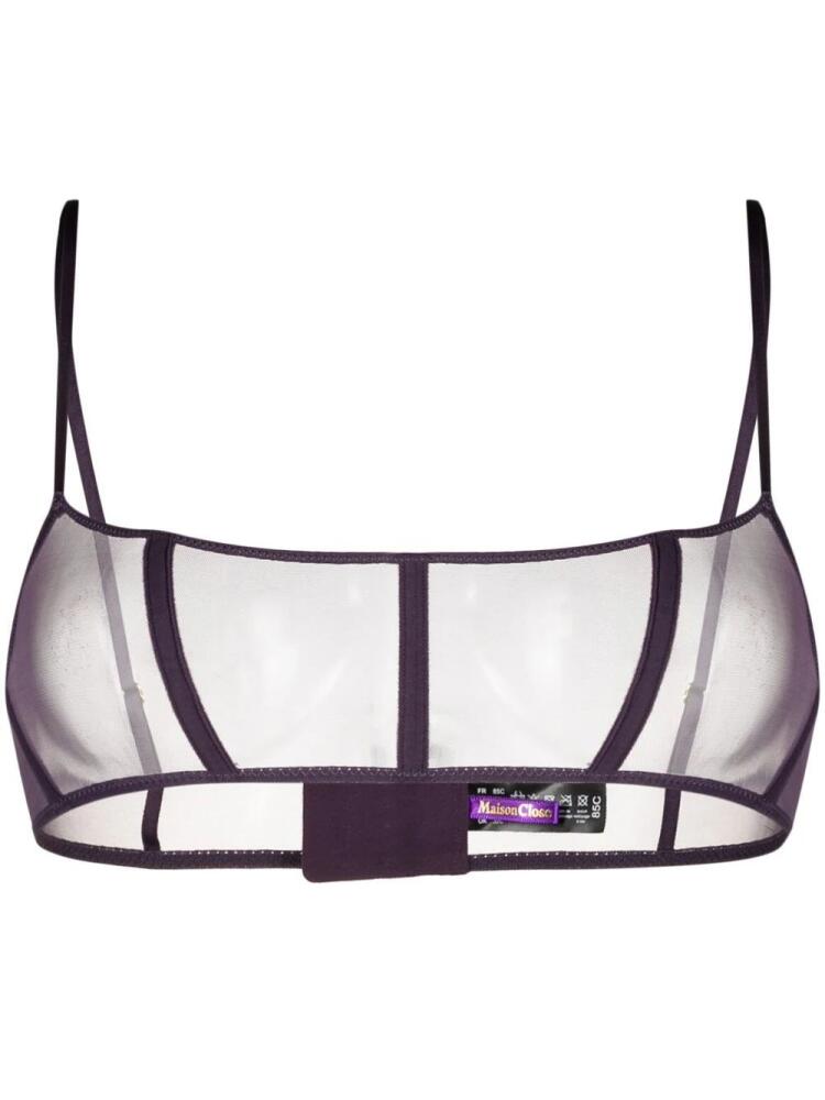 Maison Close L'Amoureuse Soutien Gorge corset bra - Purple Cover