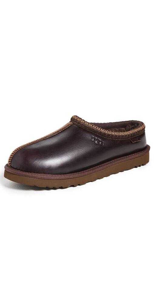 UGG Tasman Regen Leather Slippers Ironwood Cover