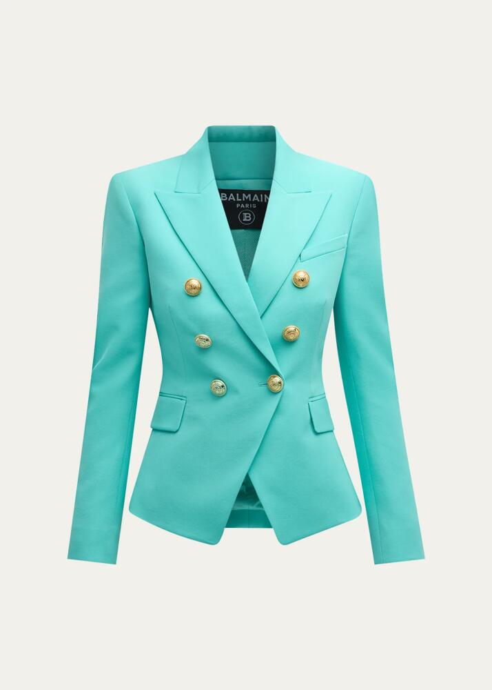 Balmain Classic Wool Blazer with Button Detail Cover