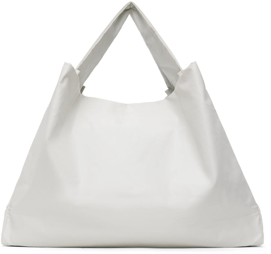 KASSL Editions White Shoulder Oil Tote Cover