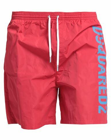 Dsquared2 Man Swim trunks Red Polyamide Cover