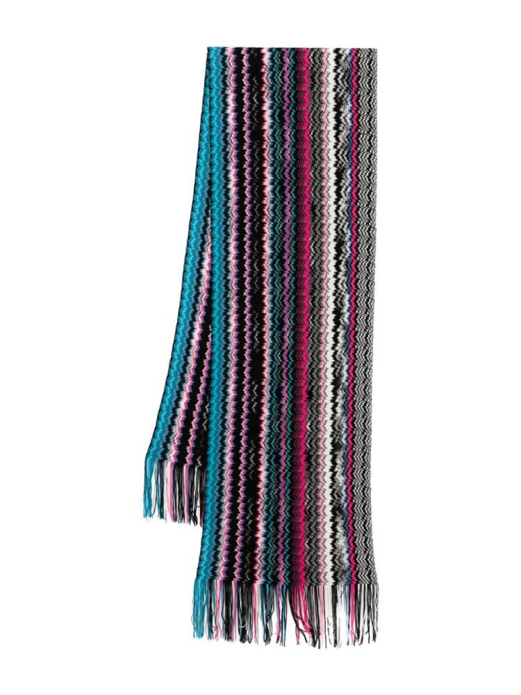 Missoni chevron-pattern scarf - Pink Cover