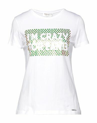 Ean 13 Woman T-shirt White Cotton, Elastane Cover