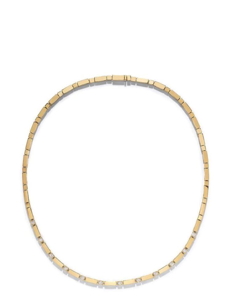 Azlee 18kt yellow gold diamond chain necklace Cover