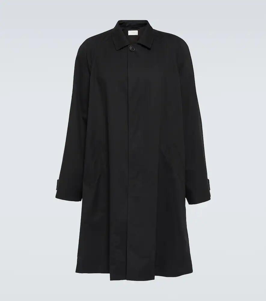 The Row Clayton cotton and cashmere coat Cover