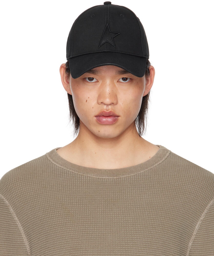 Golden Goose Black Star Baseball Cap Cover