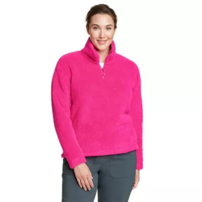 Eddie Bauer Women's Quest Plush 2.0 1/4-Zip Cover