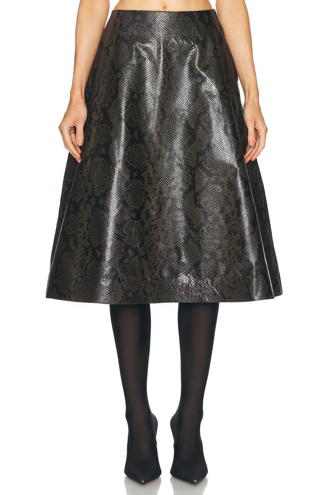 Balenciaga A Line Skirt in Black Cover