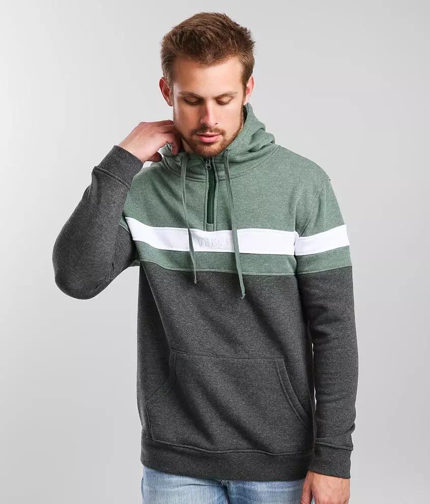 Veece Quarter Zip Hooded Sweatshirt Cover