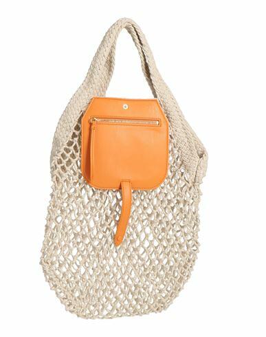 Nanushka Woman Handbag Orange Cotton, Polyurethane, Polyester, Zamak Cover