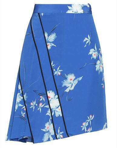 N°21 Woman Mini skirt Blue Silk, Acetate Cover