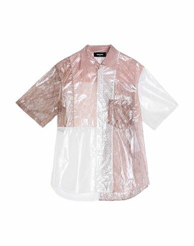 Dsquared2 Man Shirt Blush Cotton, Polyamide, Polyurethane Cover