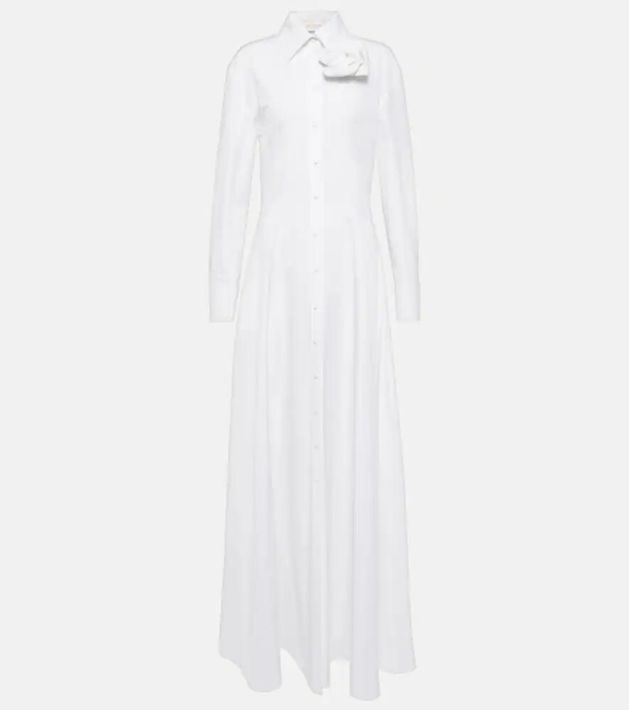 Valentino Appliqué cotton poplin gown Cover