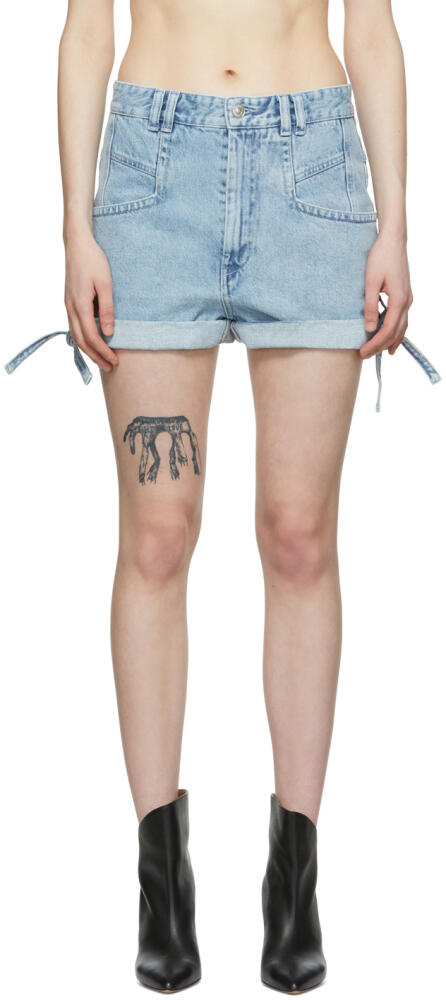 Isabel Marant Blue Naesqui Shorts Cover