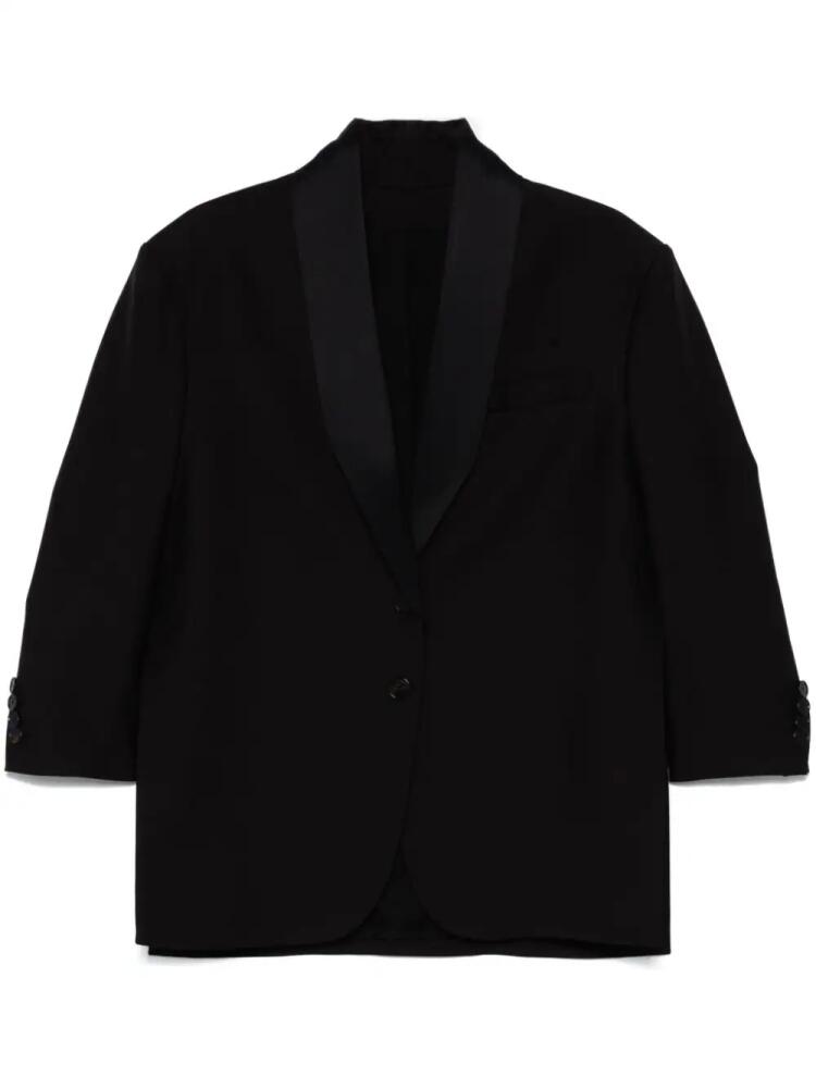 Del Core single-breasted blazer - Black Cover