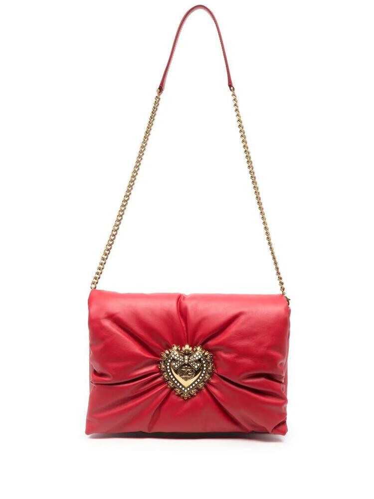 Dolce & Gabbana medium Devotion Soft clutch - Red Cover