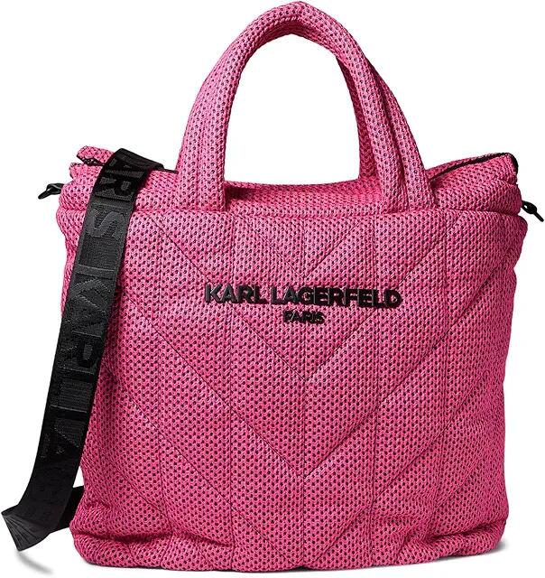 Karl Lagerfeld Paris Voyage Tote (Fuchsia) Handbags Cover