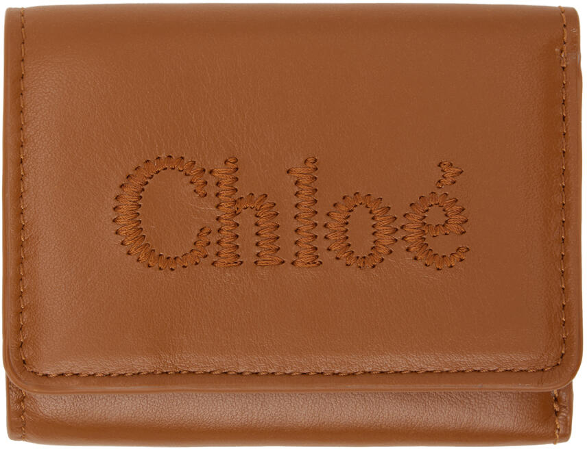 Chloé Brown Small Sense Wallet Cover