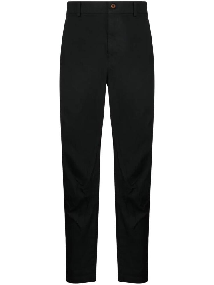 Black Comme Des Garçons mid-rise cropped trousers Cover