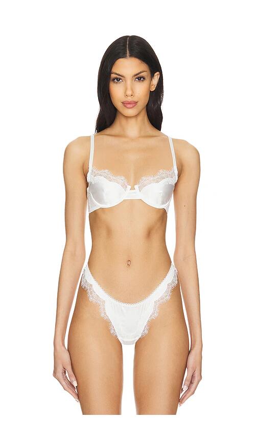 KAT THE LABEL Sorrento Underwire Bra in Ivory Cover