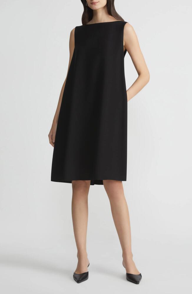 Lafayette 148 New York Finesse Crepe Convertible Dress in Black Cover