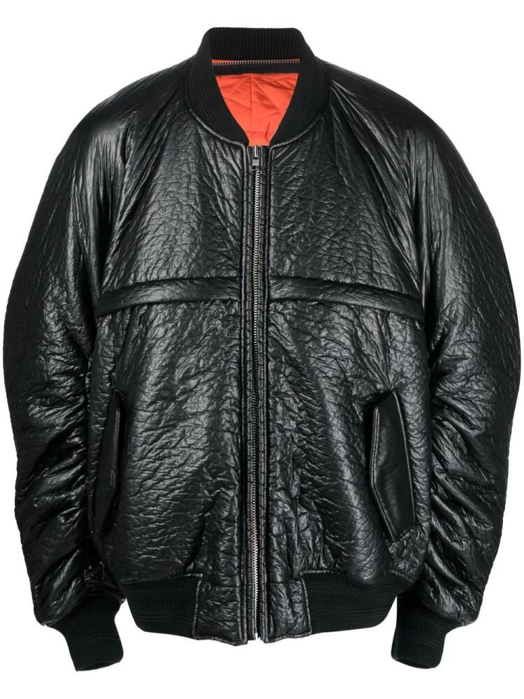 Walter Van Beirendonck Cercle bomber jacket - Black Cover