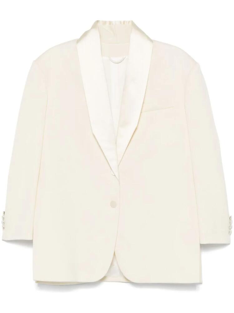 Del Core virgin wool blazer - Neutrals Cover