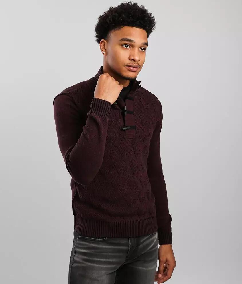 J.B. Holt Spring Toggle Henley Sweater Cover