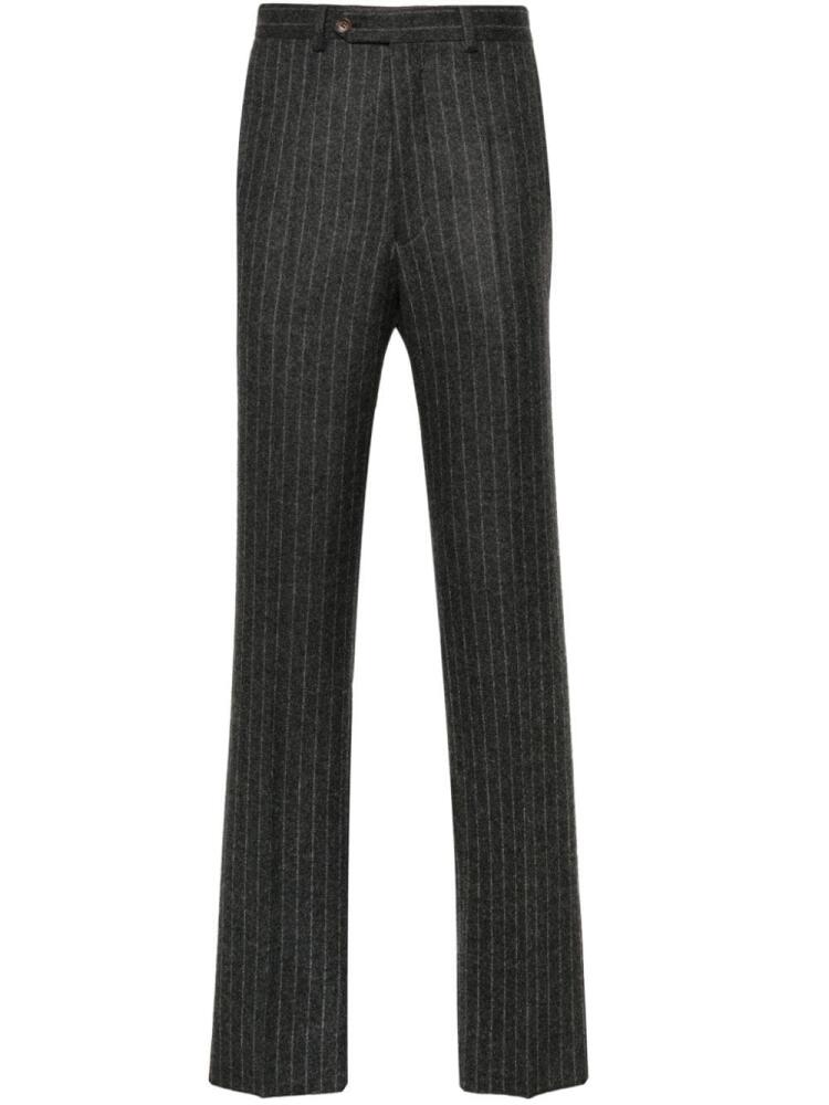 Bally pinstripe-pattern wool trousers - Grey Cover