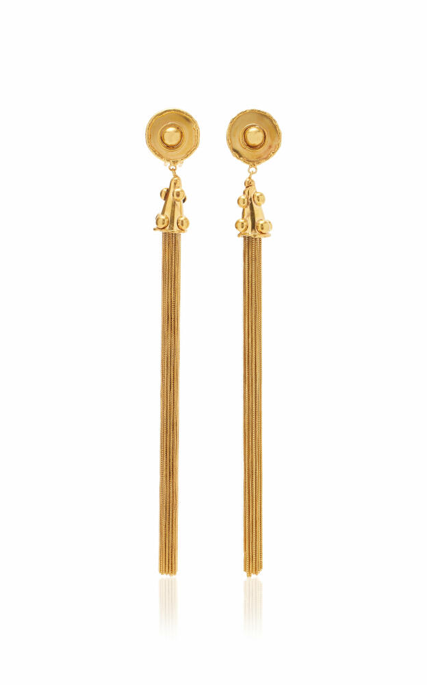 Sylvia Toledano - PomponXXL 22K Gold-Plated Earrings - Gold - Gifts For Her Cover