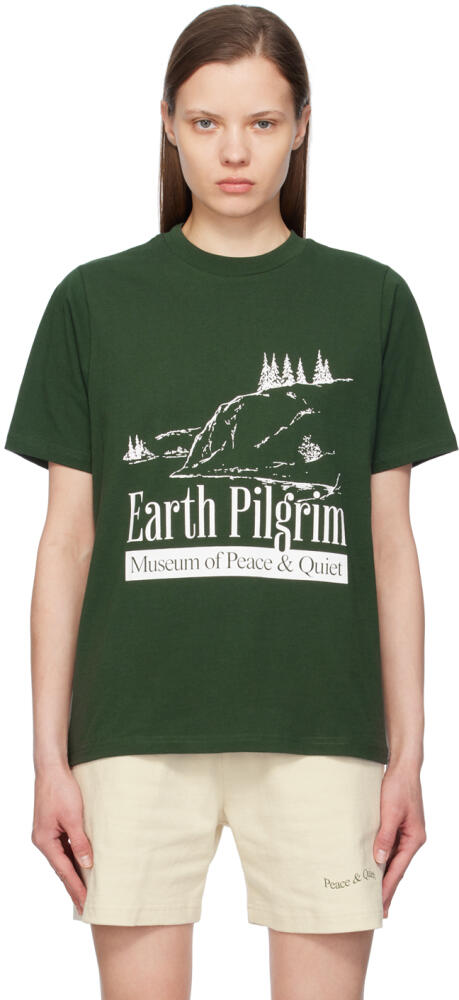 Museum of Peace & Quiet Green 'Earth Pilgrim' T-Shirt Cover