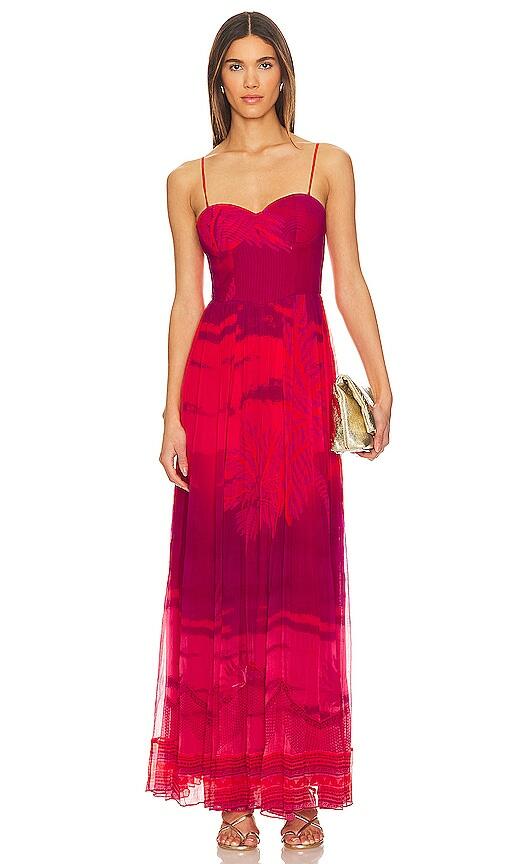 HEMANT AND NANDITA Soma Maxi Dress in Red Cover