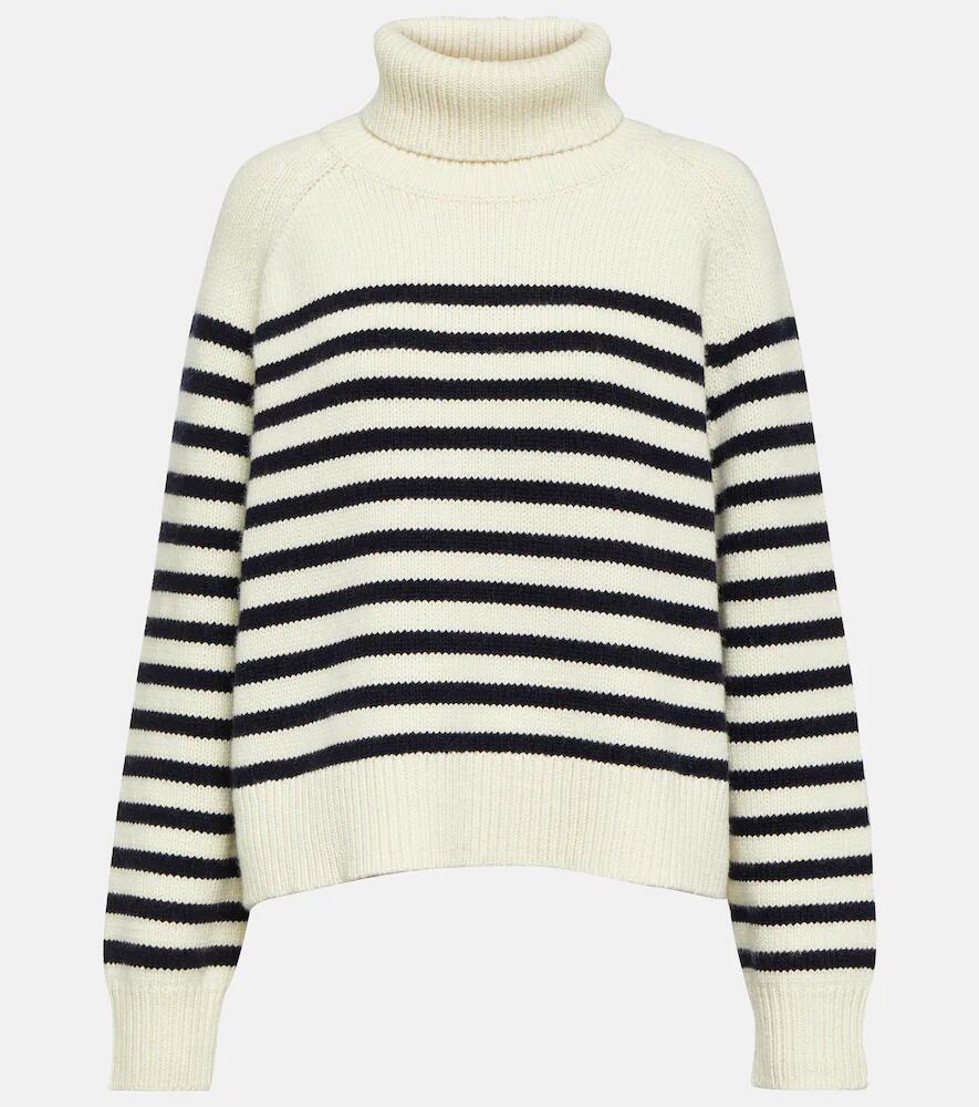 Nili Lotan Gideon striped wool and cashmere sweater Cover