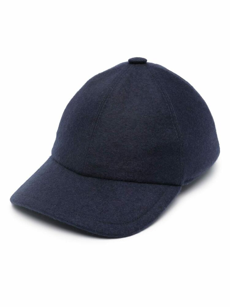 Fedeli Land cashmere baseball cap - Blue Cover