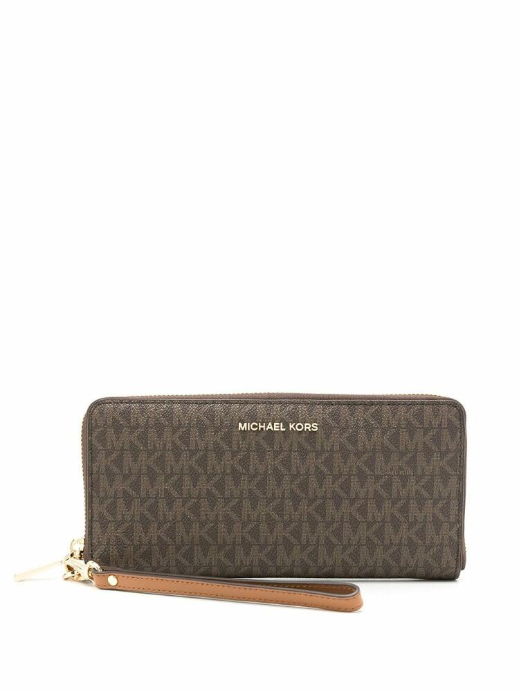 Michael Kors Jet Set continental wallet - Brown Cover