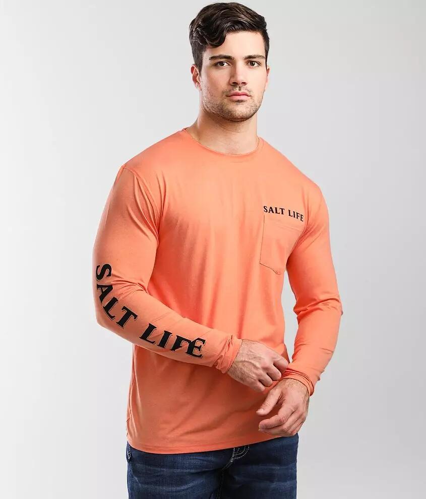 Salt Life Rogue Badge Performance T-Shirt Cover