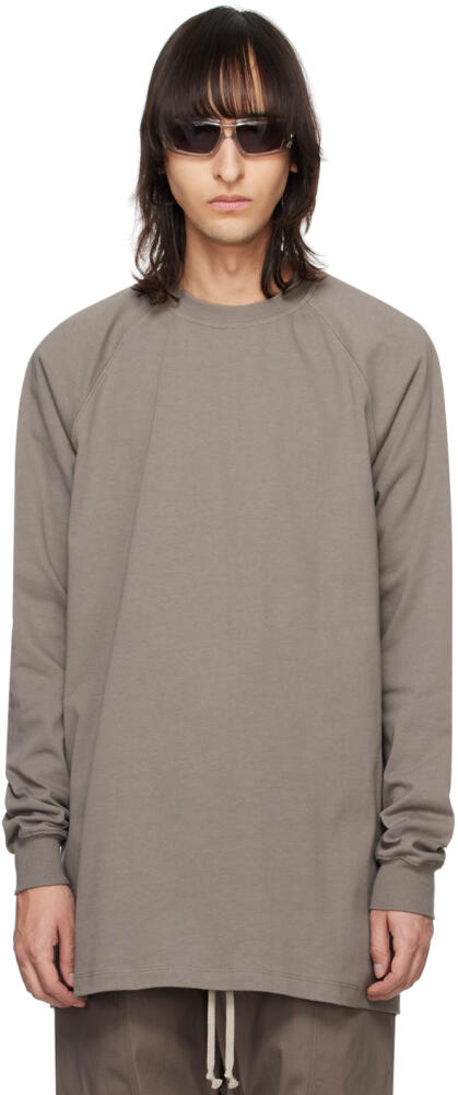 Rick Owens Gray Baseball Sweatshirt Cover