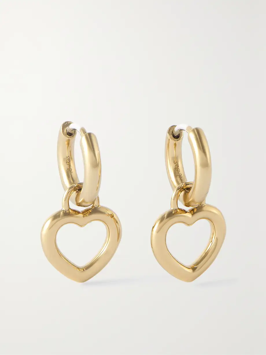 Laura Lombardi - + Net Sustain Mini Teresa Recycled Gold-plated Hoop Earrings - One size Cover