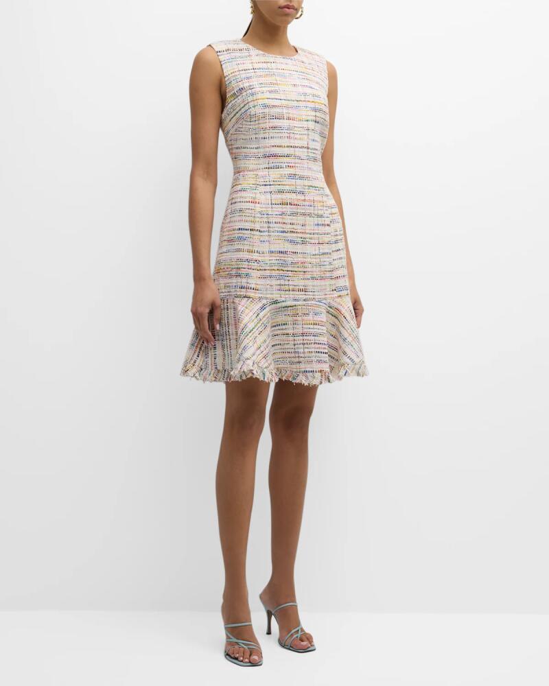 Kobi Halperin Roe Sleeveless Tweed Midi Dress Cover