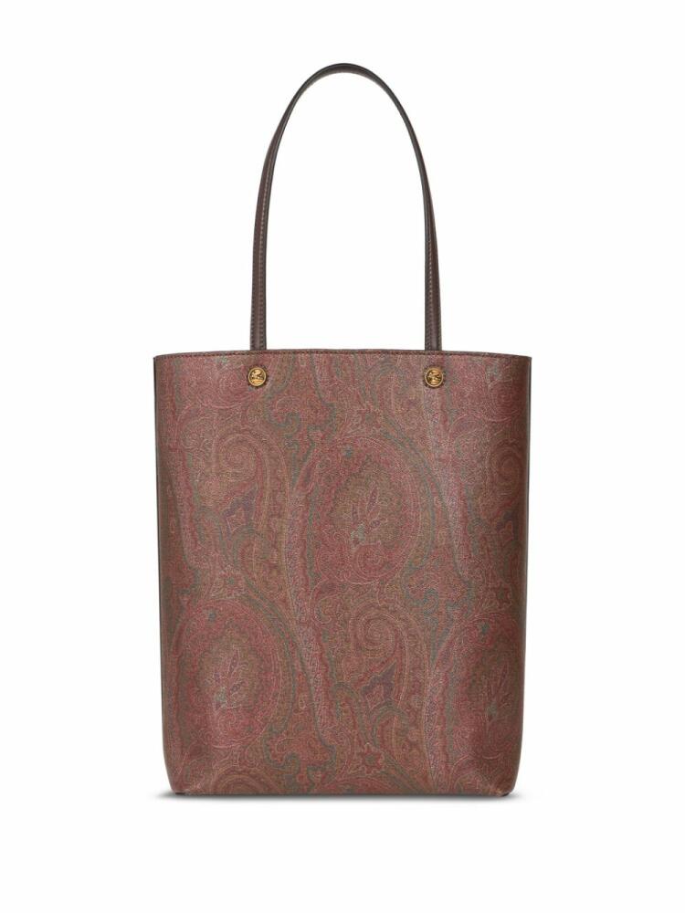 ETRO paisley-print open-top tote bag - Brown Cover