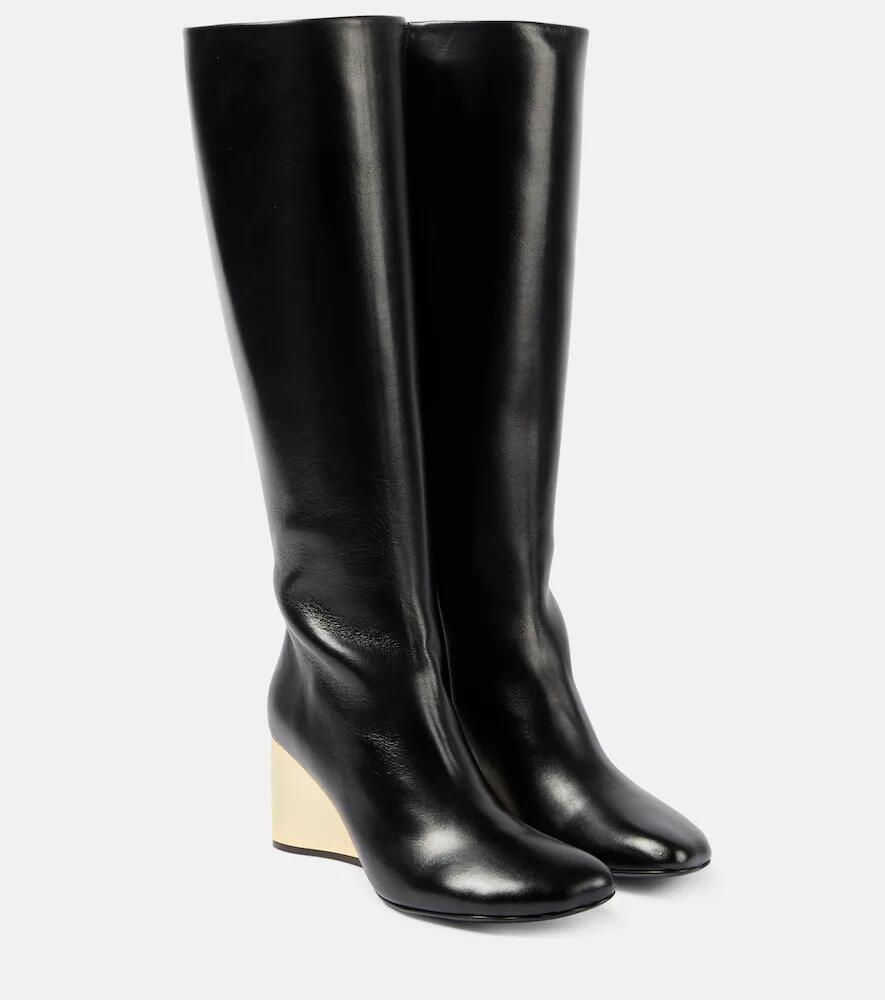 Rabanne Leather wedge boots Cover