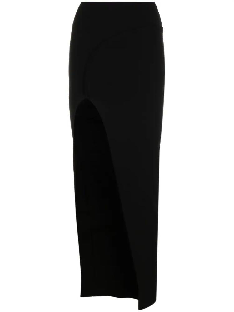 Rick Owens Theresa panelled midi skirt - Black Cover