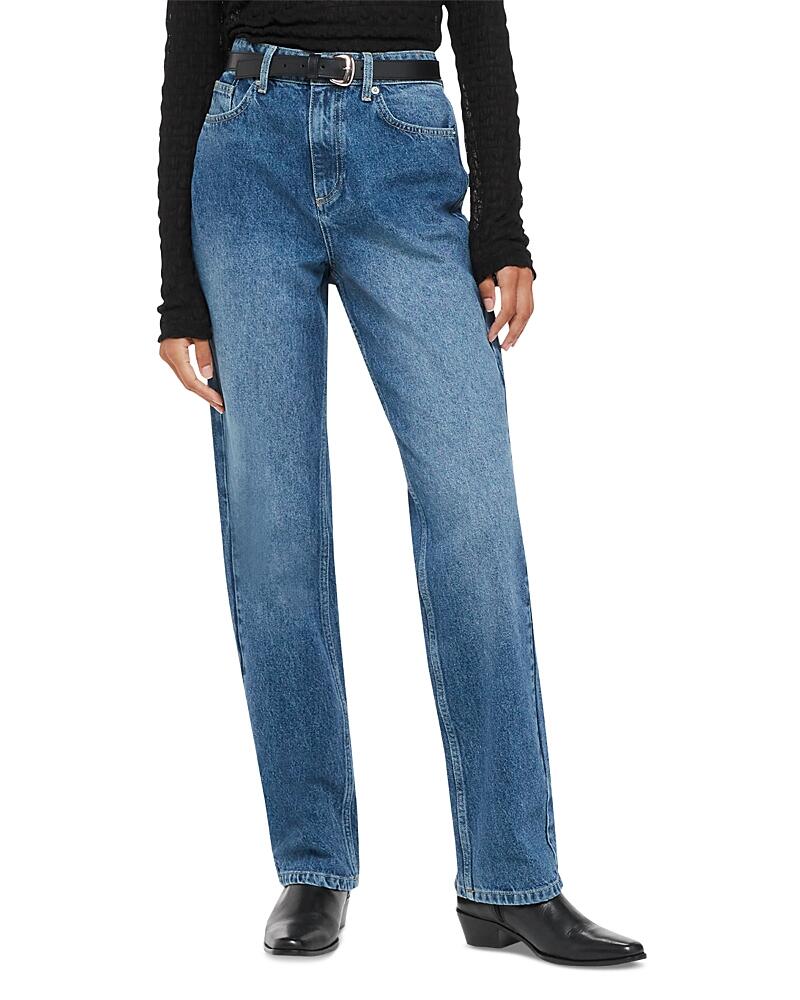 Whistles Straight Leg Jeans in Denim Cover