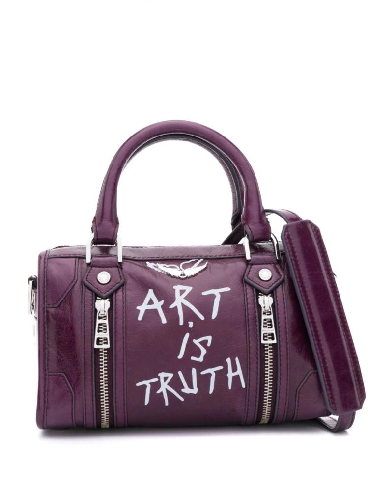 Zadig&Voltaire Sunny XS #2 leather tote bag - Purple Cover