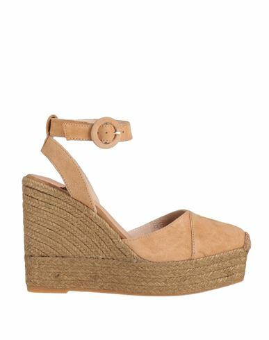 Gaimo Woman Espadrilles Sand Soft Leather Cover