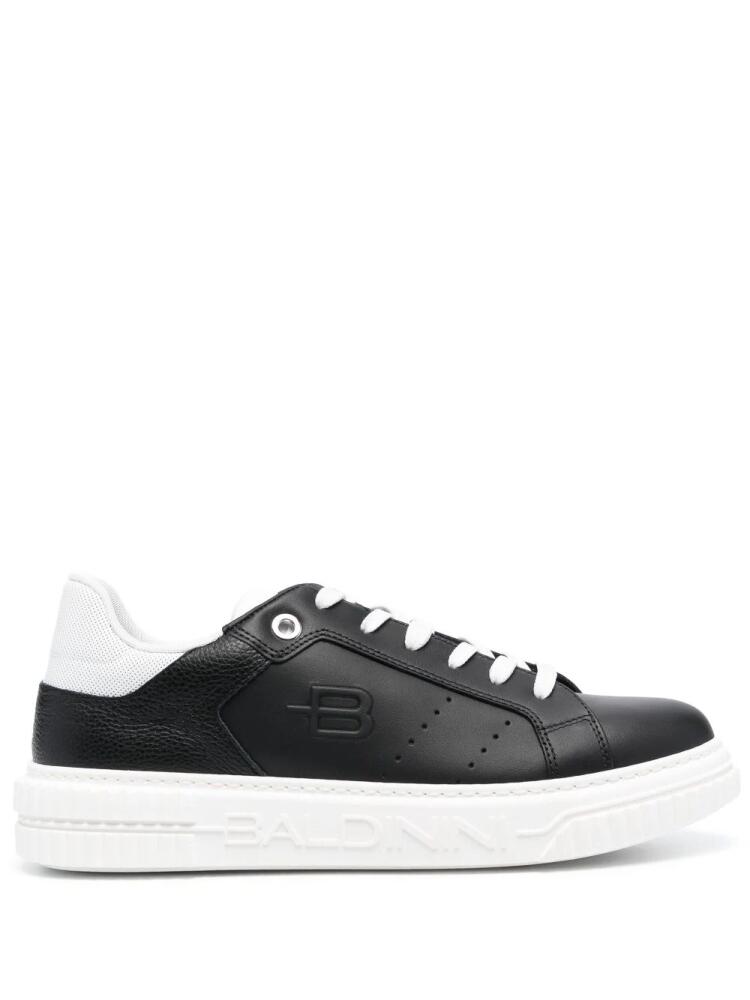 Baldinini two-tone low-top sneakers - Black Cover