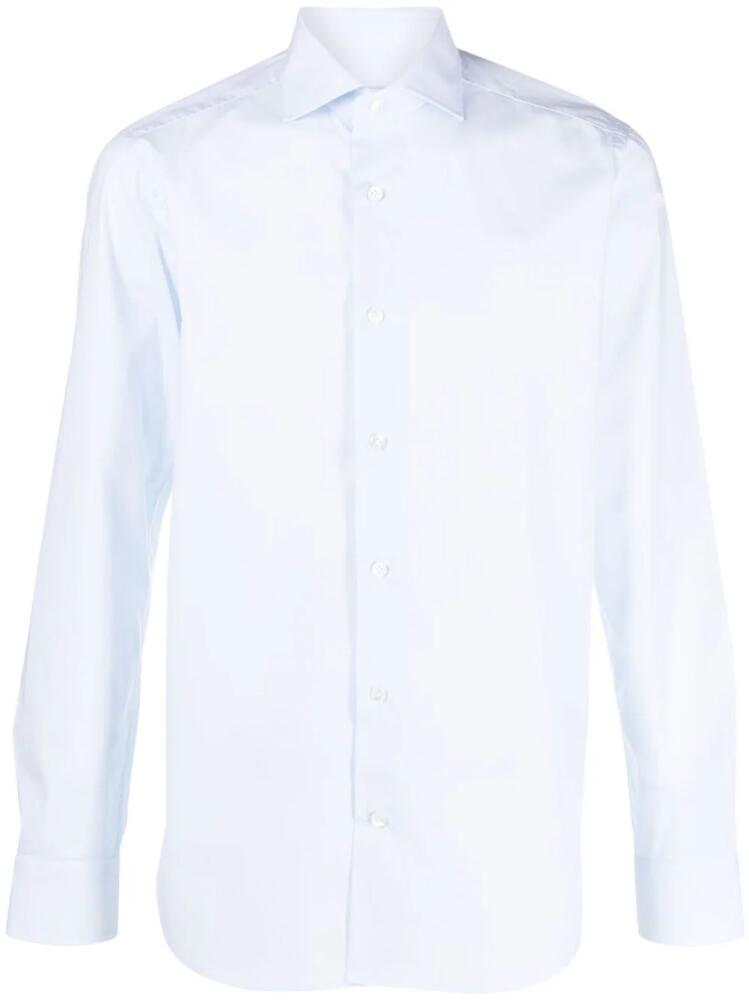 D4.0 long-sleeve cotton shirt - Blue Cover