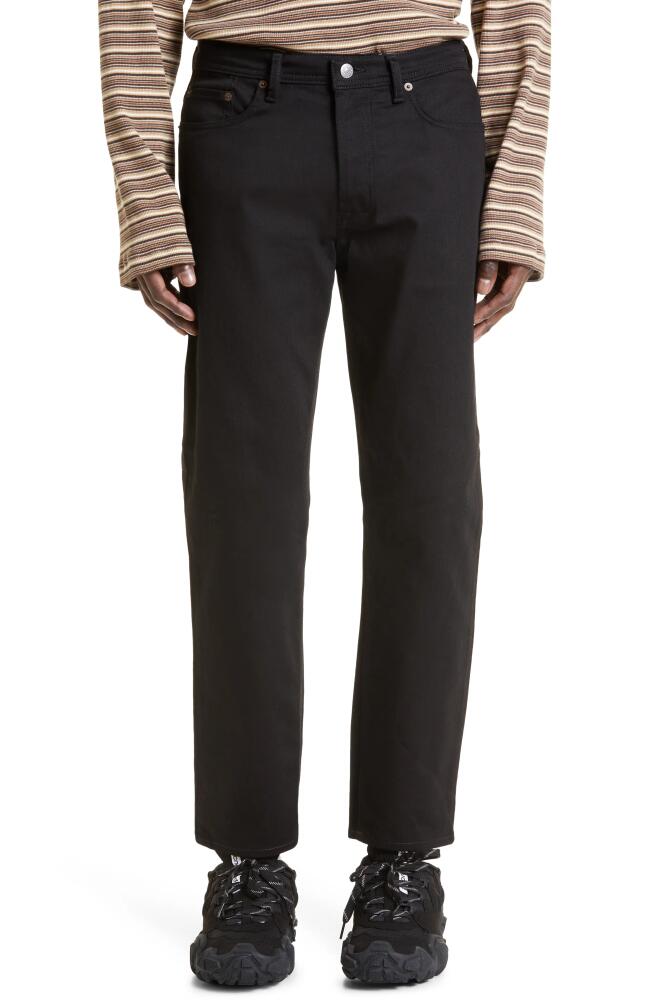 Acne Studios River Slim Tapered Jeans in Stay Black Cover